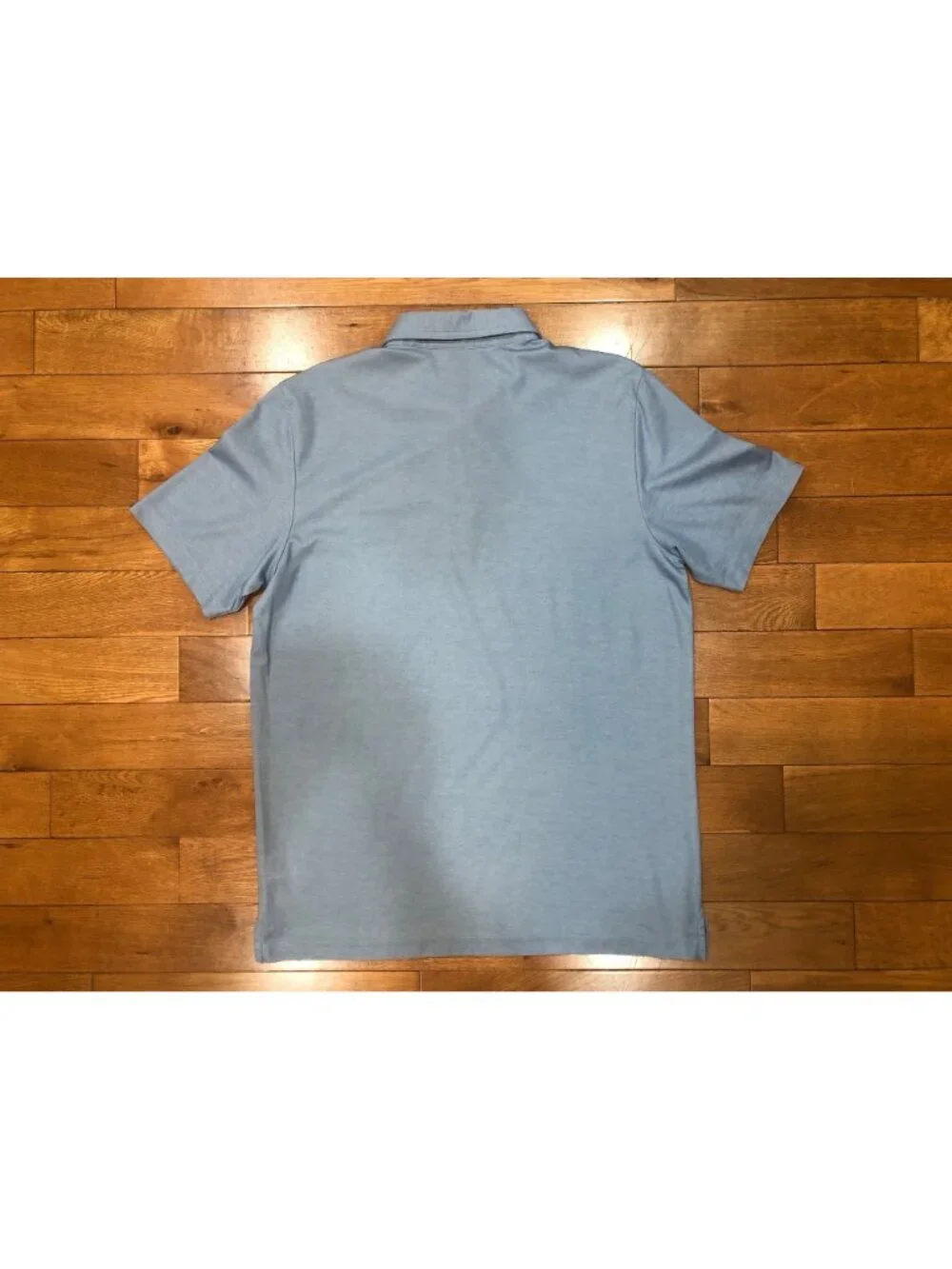 Travis Mathew Lightweight Pima Cotton Blend Short Sleeve Blue Polo Shirt Size L